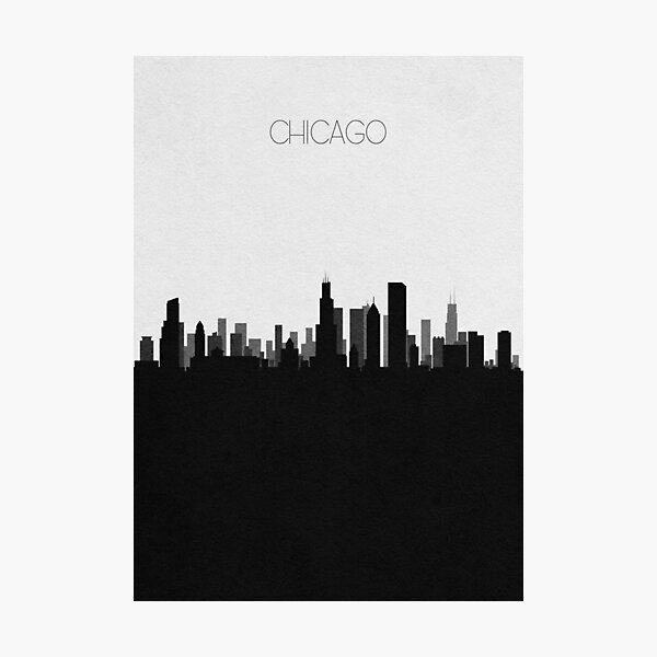 Travel Posters | Destination: Chicago Photographic Print