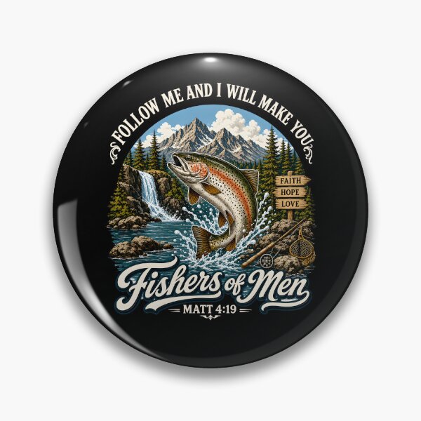 Item preview, Follow Me And I Will Make You Fishers Of Men designed and sold by JamesDriggers.