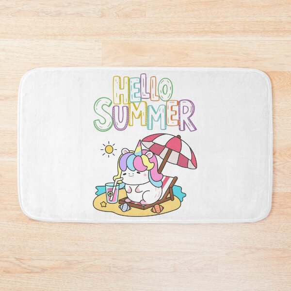 Item preview, Hello Summer Unicorn Beach Drink T-Shirt designed and sold by FestivityFinds.