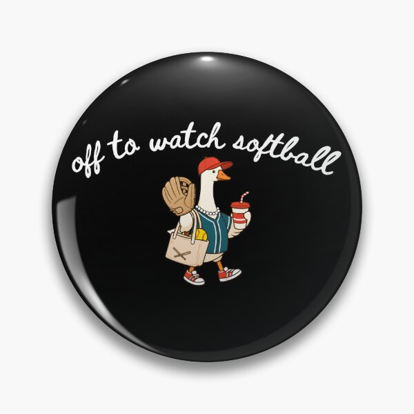 Item preview, Off To Watch Softball Silly Goose designed and sold by Necesario88.