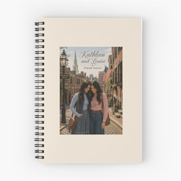 Item preview, Friends Forever – Personalized Friendship Card | Boston Beacon Hill Vintage Style designed and sold by Novel Works Studio.