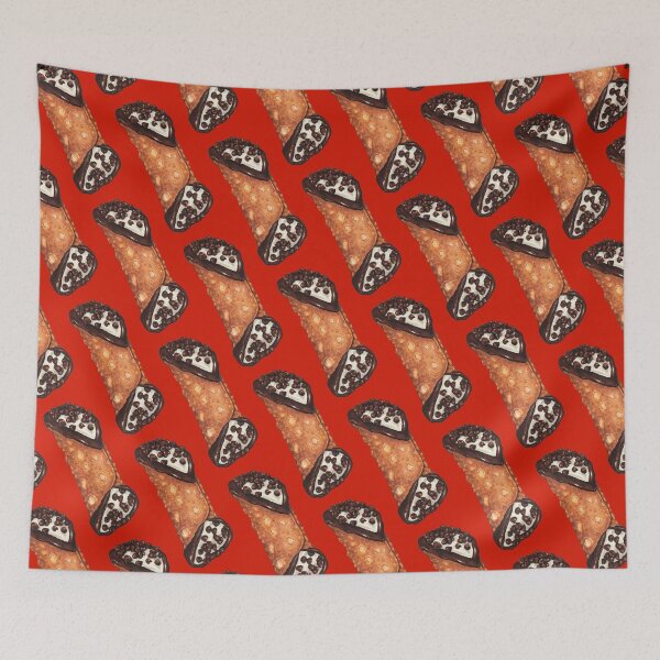 Item preview, Cannoli Pattern - Red designed and sold by Kelly  Gilleran.