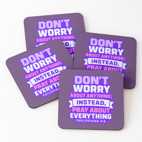 Item preview, Philippians 4:6 Don’t Worry About Anything Pray About Everything designed and sold by plushism.