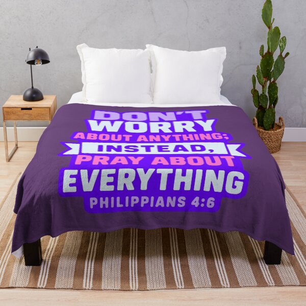 Item preview, Philippians 4:6 Don’t Worry About Anything Pray About Everything designed and sold by plushism.