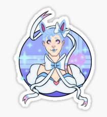 Pokemon shiny Sylveon human form bust Sticker