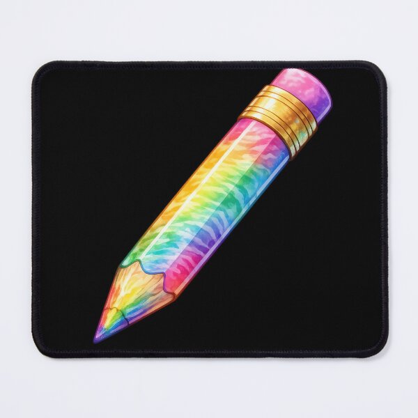 Item preview, Rainbow Tie Dye Colored Pencil designed and sold by jgvisualarts.