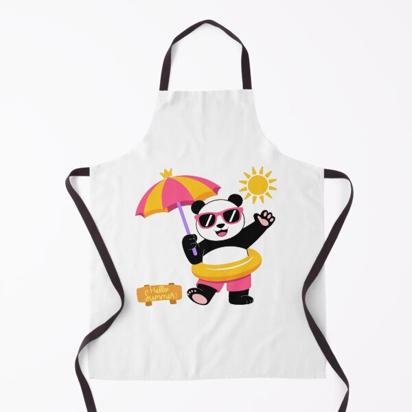 Item preview, Hello Summer Panda Pool Float Beach Kids T-Shirt designed and sold by FestivityFinds.