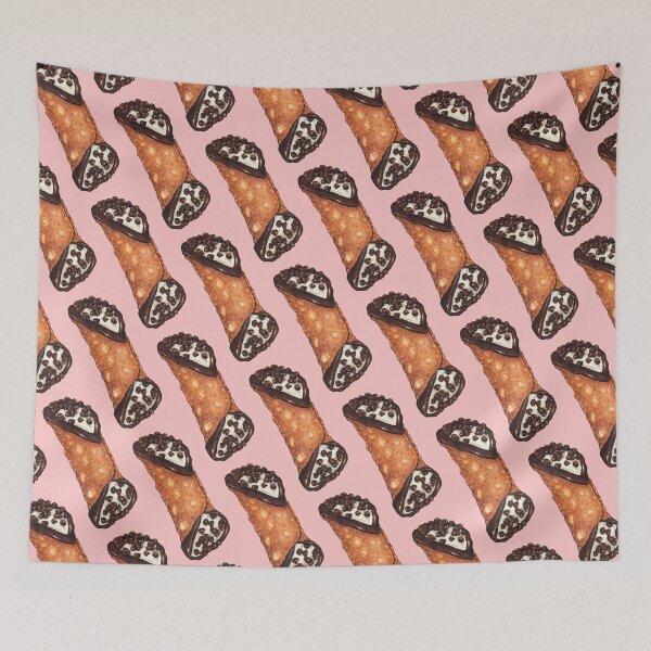 Item preview, Cannoli Pattern - Pink designed and sold by Kelly  Gilleran.