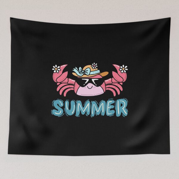 Item preview, Cute Summer Crab Sunglasses Beach Kids T-Shirt designed and sold by FestivityFinds.
