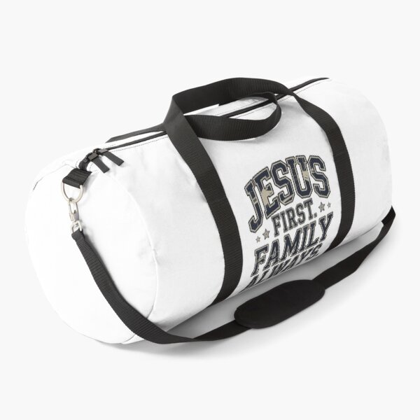 Item preview, Jesus First Family Always Christian Family Faith Vintage Design designed and sold by HahaHandlesHub.