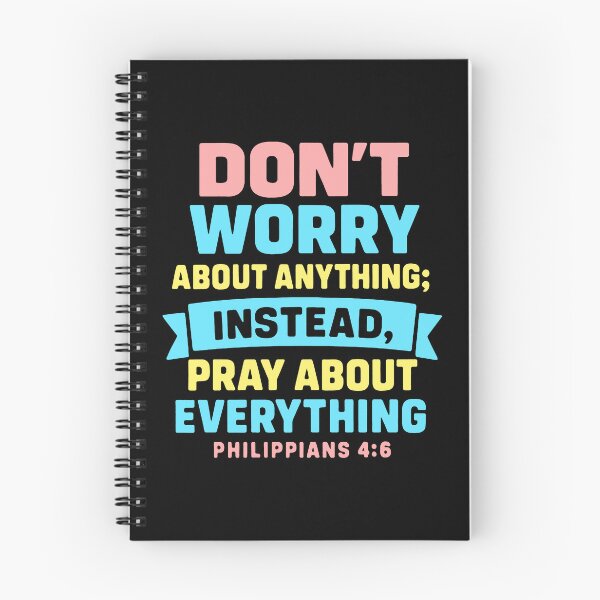 Item preview, Philippians 4:6 Don’t Worry About Anything Pray About Everything designed and sold by plushism.
