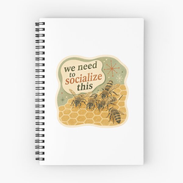 Item preview, we need to socialize this bees designed and sold by Urbantheseus.