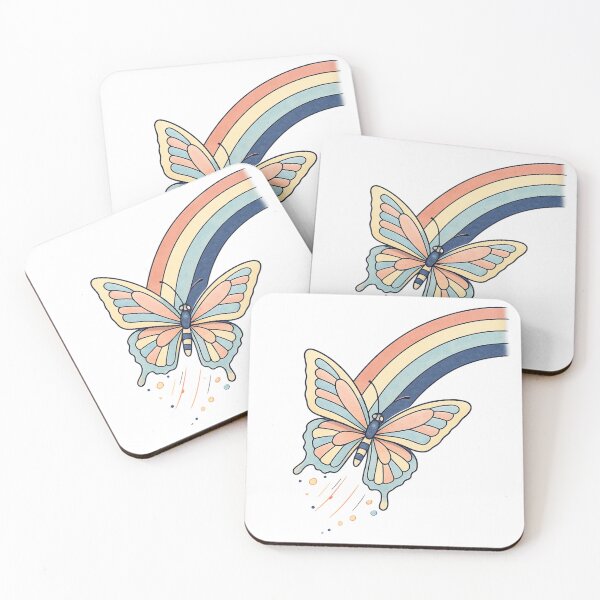 Item preview, Rainbow Butterfly Aesthetic Fashion Design designed and sold by SoftSproutstu.