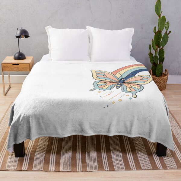 Item preview, Rainbow Butterfly Aesthetic Fashion Design designed and sold by SoftSproutstu.