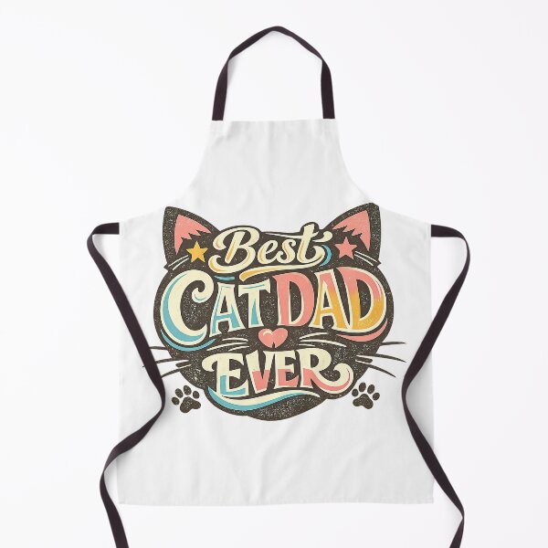 Item preview, Best Cat Dad Ever, Retro Vintage Style designed and sold by graphic-genie.