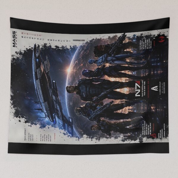 Item preview, Mass Effect N7 Team pose designed and sold by The Funky Sprunki.