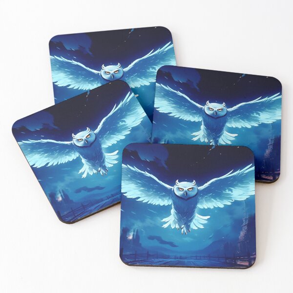 Item preview, Snow Owl Mystical Night Flight designed and sold by Amr Siam.