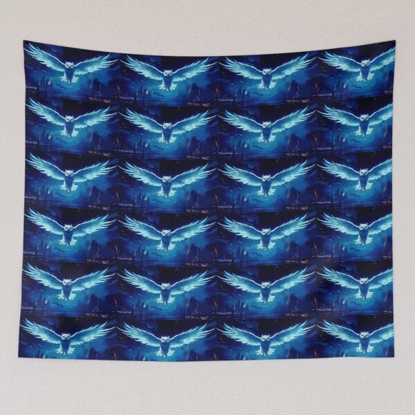 Item preview, Snow Owl Mystical Night Flight designed and sold by Amr Siam.
