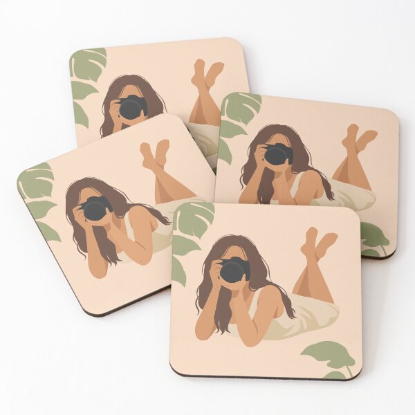 Item preview, Cozy Camera Girl Print, Boho Decor designed and sold by Studio pod Burom.
