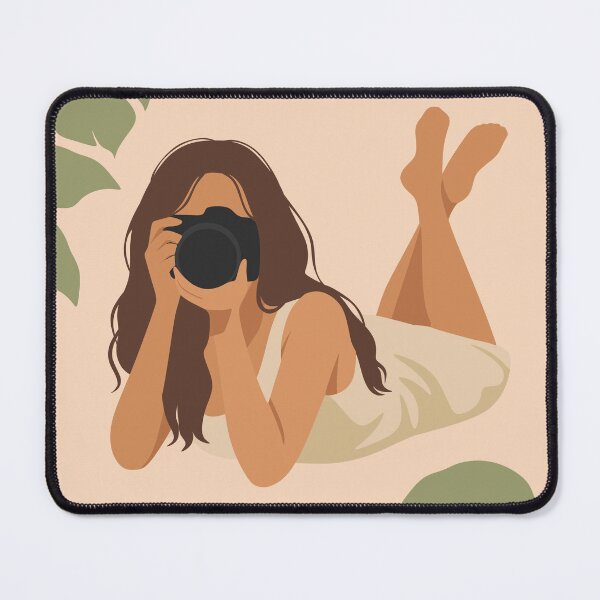 Item preview, Cozy Camera Girl Print, Boho Decor designed and sold by Studio pod Burom.