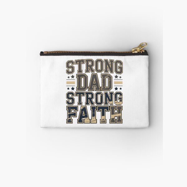Item preview, Strong Dad Strong Faith Christian Fathers Day Vintage Dad Design designed and sold by HahaHandlesHub.