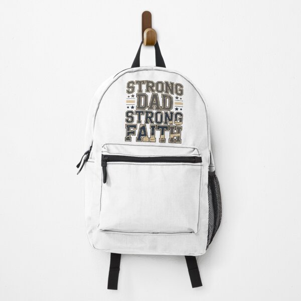 Item preview, Strong Dad Strong Faith Christian Fathers Day Vintage Dad Design designed and sold by HahaHandlesHub.
