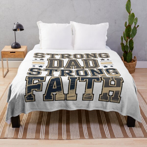 Item preview, Strong Dad Strong Faith Christian Fathers Day Vintage Dad Design designed and sold by HahaHandlesHub.