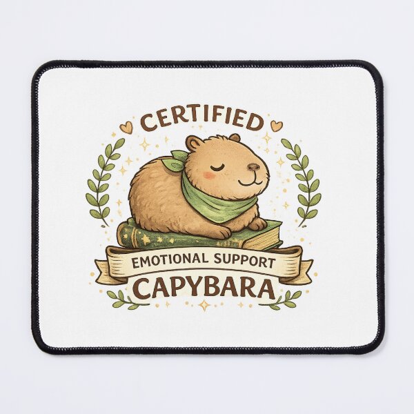 Item preview, Certified Emotional Support Capybara | Cute Capybara Lover Gift | Funny Comfort Animal Design designed and sold by MrDev.