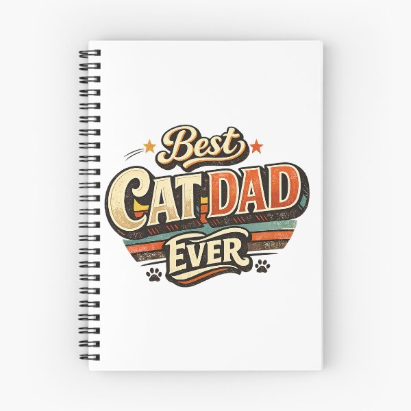 Item preview, Best Cat Dad Ever, Retro Vintage Style designed and sold by graphic-genie.