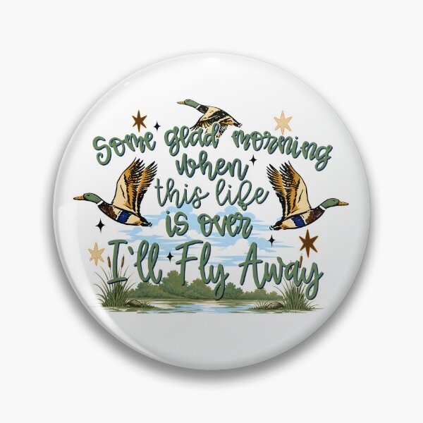 Item preview, I’ll Fly Away Jesus Mallard Duck designed and sold by JamesDriggers.