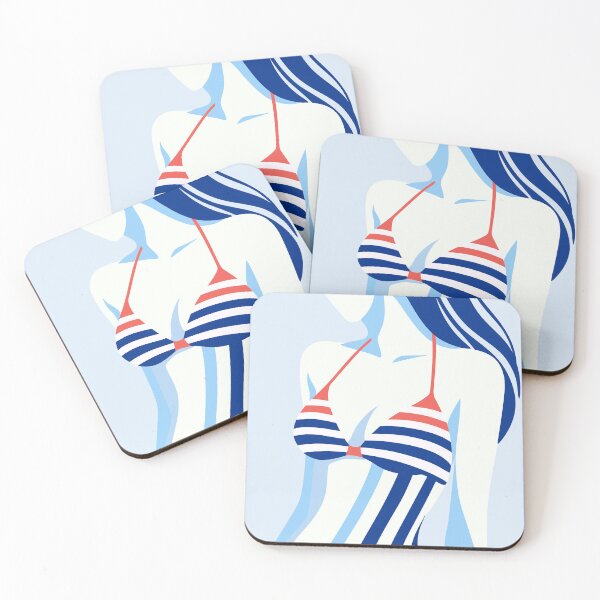 Item preview, Minimal Swimwear Fashion Art, Stripes Art designed and sold by Studio pod Burom.