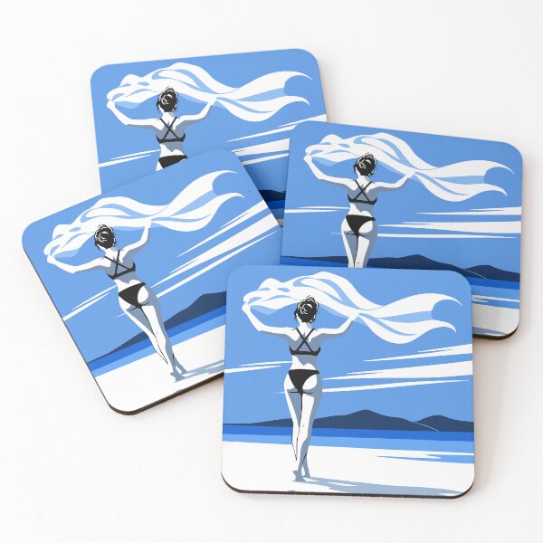 Item preview, Minimalist Beach Freedom Print, Coastal Decor designed and sold by Studio pod Burom.
