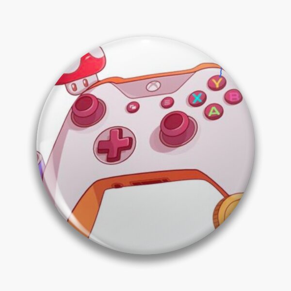Item preview, Super Mushroom and Crown Xbox Controller Illustration designed and sold by PriyanshuxM.