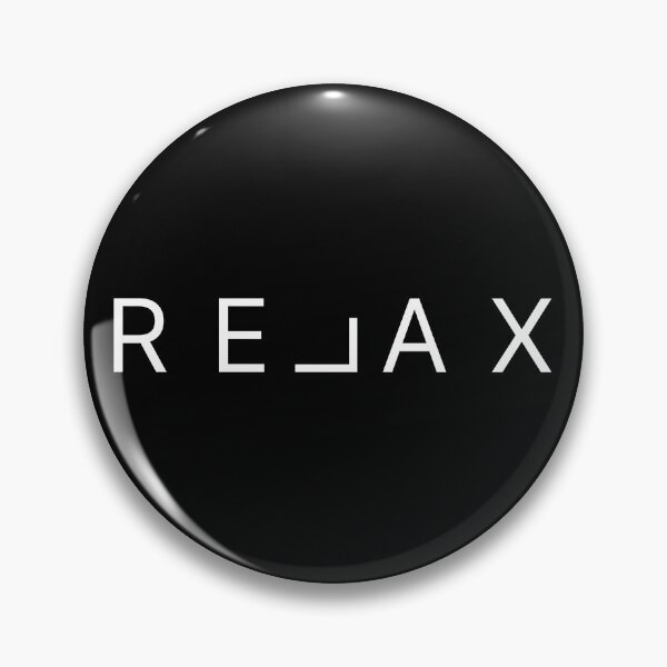 Item preview, Relax Minimalist Reclining Typography Chill Lounge Aesthetic designed and sold by Trinity Collections.