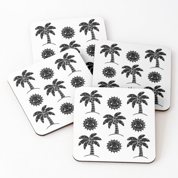 Item preview, Cute Sun and Palm Trees designed and sold by Milovidova.