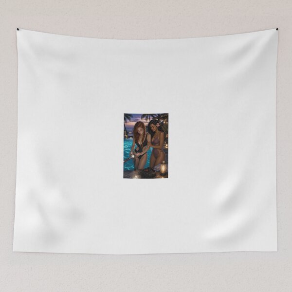 Item preview, Rowan Fletcher, Shanti Riveria by poolside dusk designed and sold by CathryneDelamort.