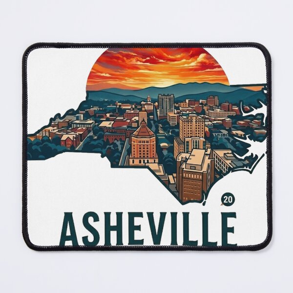 Item preview, Asheville North Carolina - Travel Art designed and sold by HaydenMillepied.