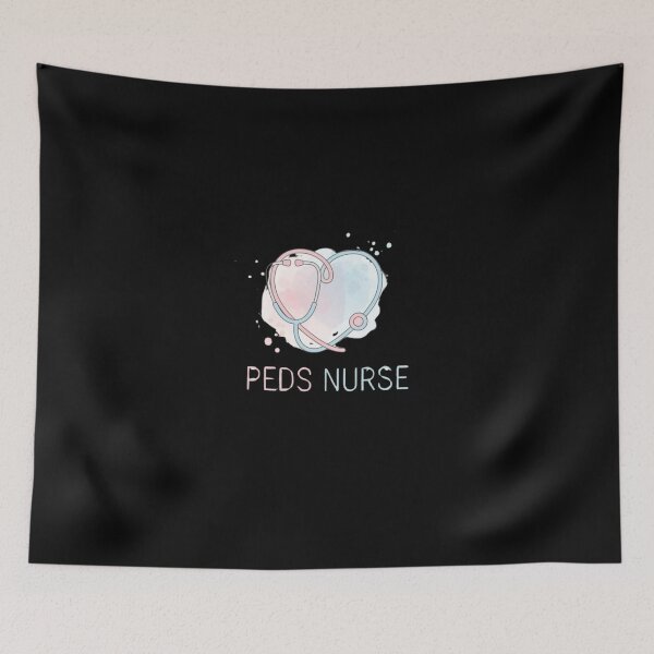 Item preview, Peds Nurse stethoscope heart pediatric nursing cute gift designed and sold by language-des.