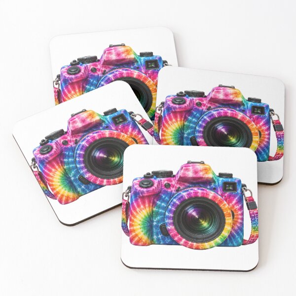 Item preview, Tie Dye Rainbow DSLR Camera Art designed and sold by jgvisualarts.