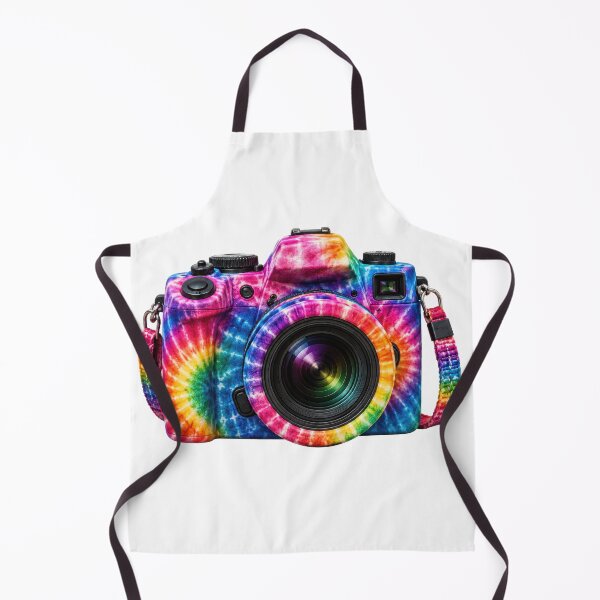 Item preview, Tie Dye Rainbow DSLR Camera Art designed and sold by jgvisualarts.