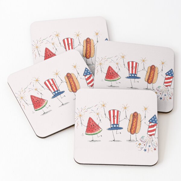 Item preview, Happy America Anniversary USA 250th Year Patriotic Cartoon Doodle designed and sold by lisdgoncalves.