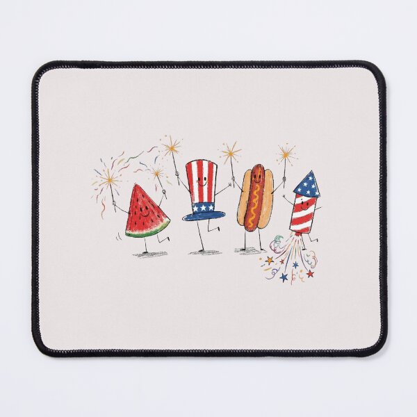 Item preview, Happy America Anniversary USA 250th Year Patriotic Cartoon Doodle designed and sold by lisdgoncalves.