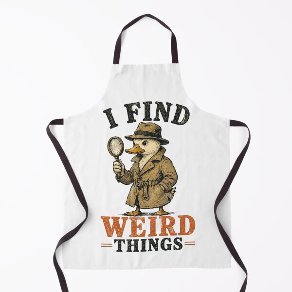 Item preview, I Find Weird Things Duck Detective – Funny Paranormal Investigator Vintage Retro Design designed and sold by Extravanganzza.