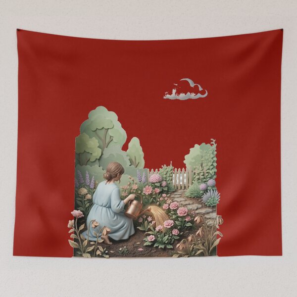 Item preview, Handcrafted Style Floral Self-Growth Art designed and sold by SoulTalebyPooja.