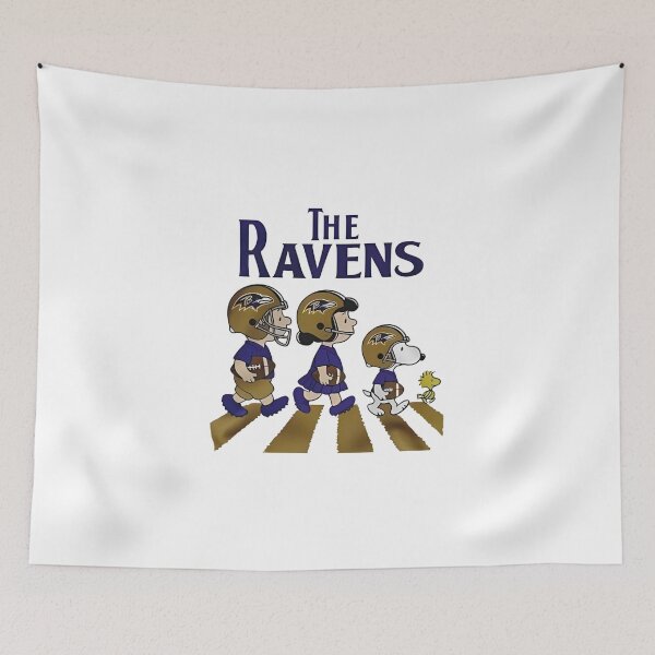 Item preview, The Ravens Peanuts Football Abbey Road Walk designed and sold by Dimeure-ART.