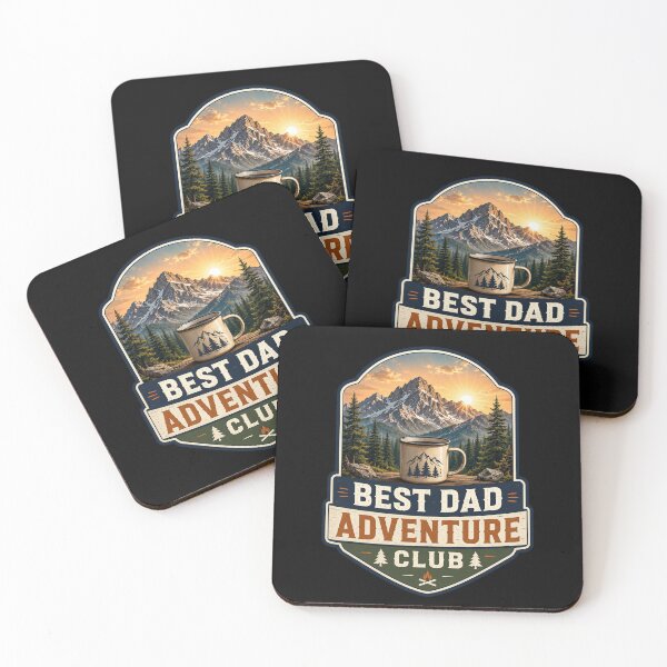 Item preview, Best Dad Adventure Club Mountain Coffee designed and sold by Tomdio.