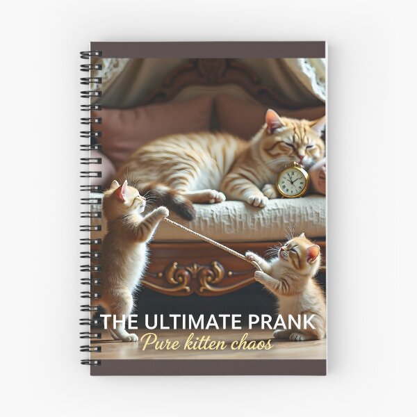 Item preview, Mischievous Ginger Kittens Playing Ultimate Prank on Sleeping Mother Cat designed and sold by Creative-RE.