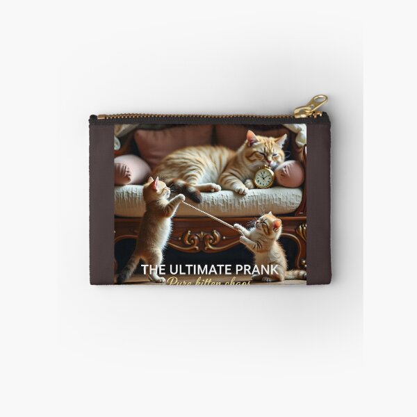 Item preview, Mischievous Ginger Kittens Playing Ultimate Prank on Sleeping Mother Cat designed and sold by Creative-RE.