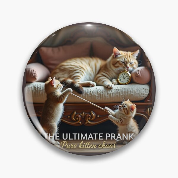 Item preview, Mischievous Ginger Kittens Playing Ultimate Prank on Sleeping Mother Cat designed and sold by Creative-RE.
