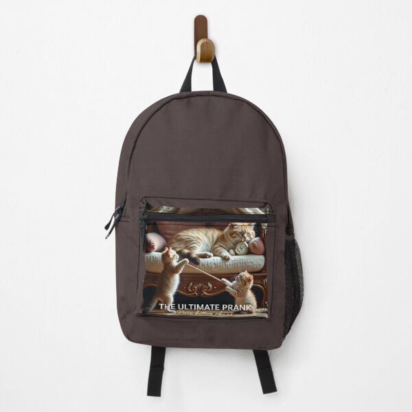 Item preview, Mischievous Ginger Kittens Playing Ultimate Prank on Sleeping Mother Cat designed and sold by Creative-RE.